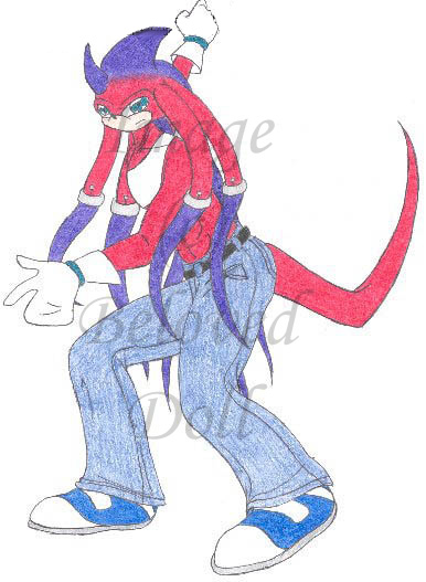 Anime in Sonic Pose